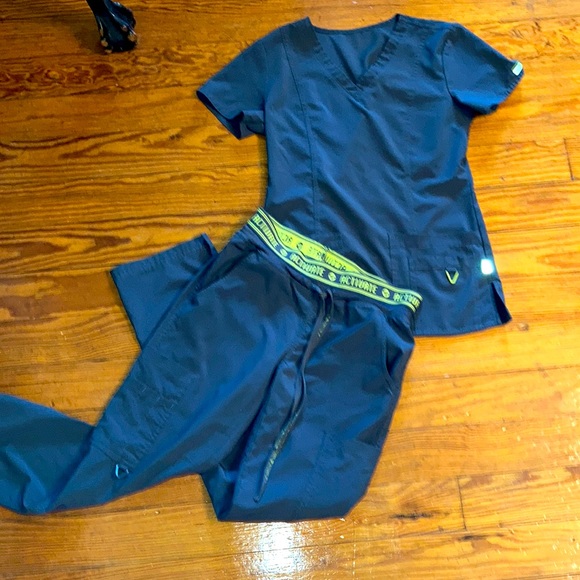 Activate Pants & Jumpsuits Activate Scrub Set In Grey Poshmark